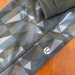 Lululemon  Wunder 4 Under Full Length Leggings Geometric Print Triangles Size 8 Photo 2