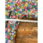 A7 Boden Floral Midi Dress Long Sleeve Tiered Skirt UK14R US10R Black Size 10 Photo 3