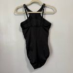 Magicsuit Bonnie Black Faux Leather One Piece Swimsuit Size 6 Photo 6