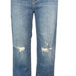 Just Black Denim Women's Blue Medium Wash Distressed Straight Denim Jeans Sz 24 Photo 0