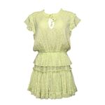 Sézane MISA LOS ANGELES Lilian Mini Drews, Honeydew Clip Dot, Large Photo 5