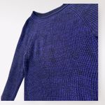 Style & Co Purple Blue Sweater Small Women's Long Sleeve Holiday Soft Cuffed Photo 2