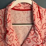Joie  Candy Cane Hearts Print Women's Pajama Top | Size Large Photo 2