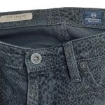 AG Adriano Goldschmied Adrienne Goldschmied snakeskin print jean womens 29 black/ grey super skinny fit Photo 3