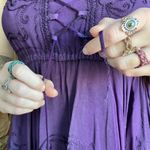 Fairy Purple Mini Dress Photo 2