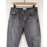 AGOLDE  Womens Jeans Gray Denim Nico High Rise Slim Button Fly Dark Wash Size 28 Photo 7