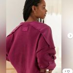 Urban Outfitters Out From Under Mel Cozy Crop Pieced Henley Sweater Top Medium Photo 2