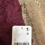 Free People FP One Amina Longline Bralette Maroon Acai Small NWT Photo 3