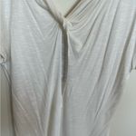 Ideology NWT  WOMENS WHITE TWIST OPEN BACK TEE MEDIUM Photo 4