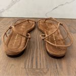 Loeffler Randall NWT  Eleanor Strappy Flat Suede Sandals in Cacao Brown Size 9 US Photo 3