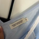 Desmond & Dempsey Light Blue Poplin Pajama Set Size M Photo 2