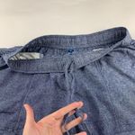 Old Navy  Blue Chambray Linen Blend High Rise Pull On Shorts 2X Photo 1