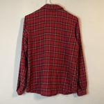 Woolrich  Red Plaid Flannel Button Down Top size S Photo 2