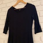 Eileen Fisher  black 1/2 sleeve dress size medium. Photo 3