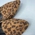 Lulus  Brown Animal Print Faux Leather Pointed Toe Slip On Flats Womens 6.5 Photo 1