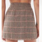 Urban Outfitters Houndstooth Fringe Wrap Skirt ASO Kirby Anders in Dynasty Photo 3