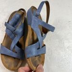Eurosoft by Sofft Gianetta Blue Strappy Cork Sandals Women's Size 9.5M Photo 4
