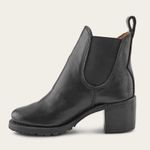 Frye NWT  Sabrina Chelsea Black Leather Boots Photo 4