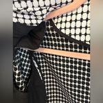 Premise Women’s black and white geometric blazer jacket Photo 2