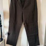 Fabrizio Gianni Women's Brown Stretch Comfort Cropped Dress Pants Size 12 Photo 0