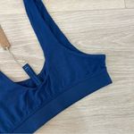 SKIMS NEW  X Team USA Blue Ribbed Bra Photo 7