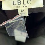 NWT LBLC The Label Amara Tie Front Collared Dress Black Size M Photo 10