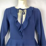 Lulus Navy Blue Deep V Photo 2