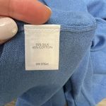 J.Jill  Silk Cotton Blend V Neck Long Sleeve Soft Sweater Classic Blue Comfy Cute Photo 9