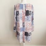 Wilfred EUC Aritzia Round Neck Long Sleeve Patchwork Mini Dress Size L Photo 7