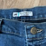 Lee Relaxed Fit at the waist jeans Medium dark wash denim Women’s size 14 short Photo 7