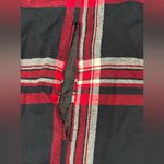 Cooperative  Red and Black Plaid Hooded Cape Photo 6