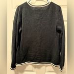 United States Sweaters Owl Button Down Christmas Sweater Womens XL Black White Button Up Photo 4