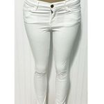 frame denim Women's Le Skinny Jenne Crop Cotton Blend Ripped Jeans White Size 28 Photo 13