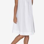 The Sleep Shirt Sleeveless Cotton Nightie Night Dress White Size undefined Photo 0