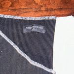 Naked Wardrobe  ribbed Black and White Long Sleeve Top Photo 1