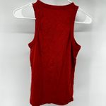 Madewell Westville Tank Top Slim Fit High Neck Fitted Knit Himalayan Orange XS Photo 5