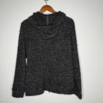 Carbon2Cobalt Cozy Textured Knit Zip Hooded Cardigan Sweater Size L Gray Size L Photo 3