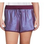 Avia NWT Women’s Workout Shorts Purple Maroon Shine Shorts Plus Size XXL (20) CASUAL Photo 0