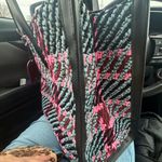 Kate Spade Manhattan Woven
pink & black Tweed Plaid Large Tote Photo 9