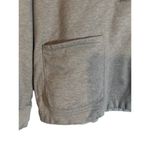 J.Crew Gray Long Sleeve Button Henley Cotton Blend Sweatshirt Women Sz S Photo 2