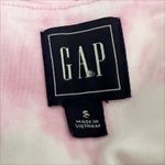 Gap  Pink and White Tie Dye Print Tiered Ruffle Sleeveless Sundress Size Small Photo 5