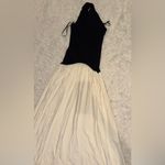 Solid & Striped NEW Halter Soglio Maxi Ecru Noir Dress Sz S Photo 5