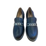 BCBG Generation Women’s Casual Y2K Chunky Black Heel Slip On Loafers Size 8.5 Photo 7