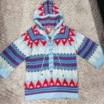 Laredo Tasha Polizzi Oversized ‘’ Hooded Tie-Front Sweater SZ Small Photo 0