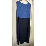 Vintage Studio Ease Blue Denim Floral Embroidered Maxi Dress 22W Size undefined Photo 1