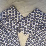 Vineyard Vines  Gustavia White Blue Printed Mid Rise Skinny Ankle Jeans Size 4 Photo 2