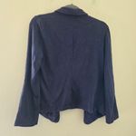 Caslon  Navy Knit Blazer Jacket Photo 4