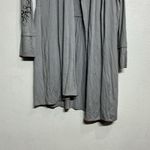 Ariella  Gray Sequins Open Cardigan Sz M Photo 3