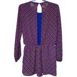 Urban Outfitters 𝅺 Lucca Couture Long Sleeve Open Back Romper Size Small Photo 3