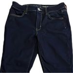 American Eagle  AEO Hi Rise Jegging 8 Dark Denim Jeans Super Stretch Photo 3